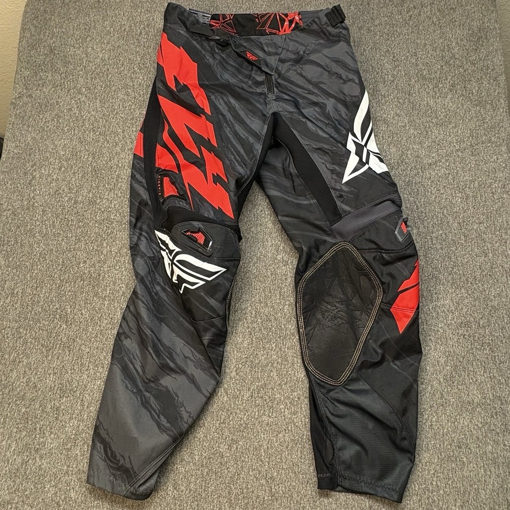 Fly Racing Mens Kinetic Relapse Racing Pants Sz 34 MX ATV BMX 34-38X27